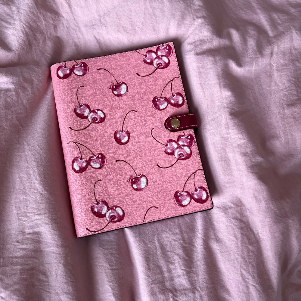 COACH Cherry Notebook